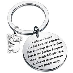 CYTING Koala Keychain Koalas are Known to Be Laid Back and Collected Koala in Tree Australian Animal Jewelry Koala Bear Lovers Gift for Family Friends