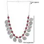 MUCH-MORE Indian Oxidized Colored Pearl Beaded Tribal Necklace Set Traditional Jewelry for Women (FN-314) MUCH-MORE Indian Oxidized Colored Pearl Beaded Tribal Necklace Set Traditional Jewelry for Women (FN-314)