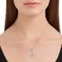 Caperci Sterling Silver Diamond Accent Layered Infinity Pendant Necklace - Best Christmas Jewelry Gifts for Women
