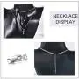 925 Sterling Silver Cross/Star Moon Layered Choker Necklace for Women Girls 925 Sterling Silver Cross/Star Moon Layered Choker Necklace for Women Girls