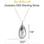 Joolala Silver Tranquility Necklace Infatuation 925 Sterling Silver Women’s Necklace Elegant and Stylish Design – Various Models – Gorgeous Oxidized Finish - 16