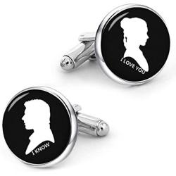 Kooer I Love You I Know Cuff Links Personalized Wedding Cufflinks Jewelry Gift for Men