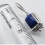 SilverStarJewel 925 Sterling Silver Natural Rectangle Cabochon Lapis Lazuli Earrings 2.5 cm SilverStarJewel 925 Sterling Silver Natural Rectangle Cabochon Lapis Lazuli Earrings 2.5 cm