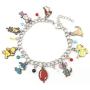 Universe of Fandoms Anime cartoon pooh Charm Bracelet Gifts for Women