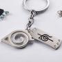 5 Pcs Set Anime Naruto Jewelry Gift Konoha Keychain,Ring,Itachi Lanyard,Sharingan Bracelet,Necklace