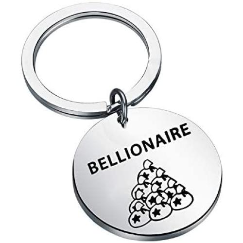 WSNANG Animal Crossing Jewelry Bellionaire Keychain New Leaf Bellionaire Premium Jewelry
