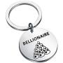 WSNANG Animal Crossing Jewelry Bellionaire Keychain New Leaf Bellionaire Premium Jewelry