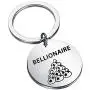 WSNANG Animal Crossing Jewelry Bellionaire Keychain New Leaf Bellionaire Premium Jewelry