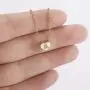 RINHOO FRIENDSHIP Tiny Initial Heart Necklace for Women Girls 14K Gold Plated Cubic Zirconia Letter A to Z 26 Alphabet Pendant Necklace