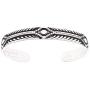 Montana Silversmiths Midnights Steppes Narrow Cuff Bracelet