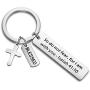 WUSUANED Christian Bracelet/Keychain Gift Do Not Fear for I Am with You Isaiah 41:10 Bible Verse Religious Jewelry