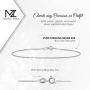 Michael Zweig 925 Sterling Silver Bracelets for Women - Box Chain Sterling Silver | 1.0 mm Thickness with Spring Ring, Italy Tag