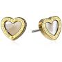 Michael Kors Gold-Tone Stud Earrings and Pendant Necklace Jewelry Set