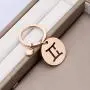 FAADBUK Zodiac Sign Keychain CZ Horoscope Gift Zodiac 12 Constellation Pendant Keyring Birthday Friendship Astrology Gift for Women Men Jewelry