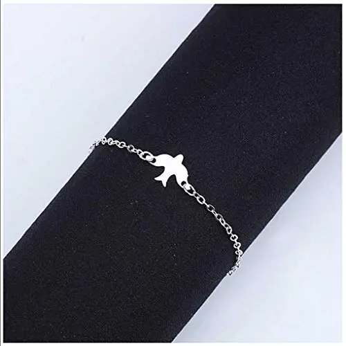 Olbye Dove Bracelet Flying Bird Bracelet Hand Chain Body Jewelry for Women and Girls (Silver) Olbye Dove Bracelet Flying Bird Bracelet Hand Chain Body Jewelry for Women and Girls (Silver)