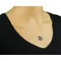 Stera Jewelry Sterling Silver Necklace Made with Swarovski Bermuda Blue or AB Square Crystal Pendant Stera Jewelry Sterling Silver Necklace Made with Swarovski Bermuda Blue or AB Square Crystal Pendant