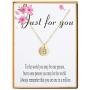 SANNYRA Dainty Disc Initial Necklace 18K Real Gold-Plated Letters A to Z 26 Alphabet Disc Pendant Necklace for Women Birthday Gifts