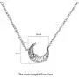Dainty Crescent Moon Necklace S925 Sterling Silver Pendant Necklace Fine Jewelry Birthday Gift for Women Dainty Crescent Moon Necklace S925 Sterling Silver Pendant Necklace Fine Jewelry Birthday Gift for Women