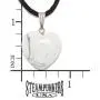 Steampunkers USA Big Heart Collection - 20mm Classic Howlite White Grey - 20-22 inch Black Cord – Crystal Gemstone Carved Necklace Charm Handmade Steampunkers USA Big Heart Collection - 20mm Classic Howlite White Grey - 20-22 inch Black Cord – Crystal Gemstone Carved Necklace Charm Handmade
