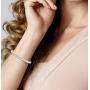 Miabella 925 Sterling Silver Italian Handmade 6mm Bead Ball Strand Chain Bracelet for Women 7, 7.5, 8 Inch Made in Italy