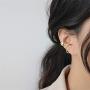 Minimalist Polished Ear Cuff Helix Cartilage Clip on Earring for Women Girls Men S925 Sterling Silver Small Hoop Wrap Earrings Non-Pierced Ear Adjustable Unisex Jewelry