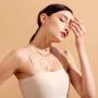 CLASSYZINT Gold Layered Necklaces for Women, 3 Layer Paperclip Chain Choker Coin Pendant Necklace Gold Jewelry Necklace Sets for Women