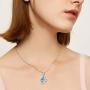 TOUPOP [Horse/Giraffe/Unicorn] Necklace s925 Sterling Silver Pendant Necklace Jewelry with Heart Crystal, Birthday Christmas Valentines Day Mother’s day Gifts for her Mom Women Teen Girls Animal Lovers