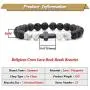Xusamss Yoga Religious Cross Turquoise Bracelet Natural Stone Lava Rock Beads Oil Diffuser Bracelet,7 1/2 Wrist Xusamss Yoga Religious Cross Turquoise Bracelet Natural Stone Lava Rock Beads Oil Diffuser Bracelet,7 1/2 Wrist