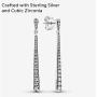 Pandora Jewelry Sparkling Stones Hanging Cubic Zirconia Earrings in Sterling Silver