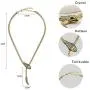 superchic jewelry Vivid Gold Snake Necklace Hand Set with Emerald Oval Shape Rhinestone Eyes (Gold Plating)