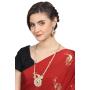 Touchstone Indian Bollywood Handcrafted Traditional Royal Mughal Kundan Polki Meenakari Enamel Colorful Wedding Designer Jewelry Long Necklace Set in Gold and Silver Tone for Women.