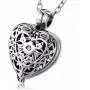 NEW Always in my Heart Locket Urn Necklace - Keepsake Jewelry for Cremation Ashes with chain