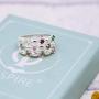 Shiny Alice Personalized Mothers Rings 9 Simulated Birthstones Rings for Mother Name Rings Mother Grandmother Gifts for Mothers Day