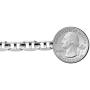 Savlano 925 Sterling Silver 9mm Italian Solid Flat Mariner Link Chain Necklace for Men & Women - Made in Italy Comes Gift Box (9mm)
