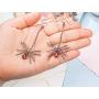 Ruby Spider Earrings Cosplay Gothic Jewelry gifts for Women Girls…