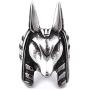 Gungneer Mens Stainless Steel Ancient Egypt Dead God Anubis Amulet Ring Protection Strength Jewelry Accessories