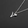 WUSUANED Stainless Steel Vegan Symbol Pendant Necklace Gift for Vegetarian