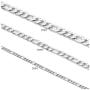 100 80 60 40 20 0 SWAG COLLECTION LOS ANGELES STAY ON TOP White Gold Chain Necklace for Men/Women/Kids 3MM 18Kt (Ct) Diamond Cut White Gold Figaro Chain 16-30 Inch USA Made!