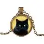 IDB Black Cat Necklace - Fluffy Black Cat Pendant - Cute Black Cat Jewelry - Approx 17.5'' Chain (Black Tone) IDB Black Cat Necklace - Fluffy Black Cat Pendant - Cute Black Cat Jewelry - Approx 17.5'' Chain (Black Tone)