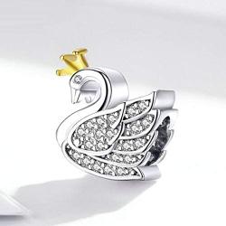Animal Charms for Pandora Bracelets 925 Sterling Silver Dog Monkey Little Bear Cat Swan Panda Penguin Charms for Bracelets Women Fashion jewelry