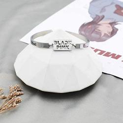 G-Ahora Kpop Blackpink Group Gifts Blackpink Necklace How You Like That Jennie Lisa Jisoo Rose Bracelet for Blackpink Lover Blackpink Fans