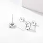 SILVERCUTE Tiny Letter Earrings 925 Sterling Silver Hypoallergenic Stud Dainty Initial A-Z Earrings for Girls Women, with Gift Box, Color Silver Gold Rose Gold SILVERCUTE Tiny Letter Earrings 925 Sterling Silver Hypoallergenic Stud Dainty Initial A-Z Earrings for Girls Women, with Gift Box, Color Silver Gold Rose Gold