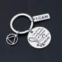 FUSTMW Addiction Recovery Gift Alcoholics Anonymous Keychain Sobriety Gift AA Jewelry for Warrior Sober Inspiration Gifts FUSTMW Addiction Recovery Gift Alcoholics Anonymous Keychain Sobriety Gift AA Jewelry for Warrior Sober Inspiration Gifts
