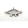 Mark Poulin Womens Pewter Necklace Stegosaurus Dinosaur Charm on 18'' Chain for Women and Girls Mark Poulin Womens Pewter Necklace Stegosaurus Dinosaur Charm on 18'' Chain for Women and Girls