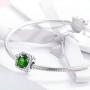 Birthstone Charm for Charms Bracelet 925 Sterling Silver Bowknot Birthday Crystal Charms for Bracelet and Necklace