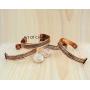 Art of Creation Handmade Tibetan Magnetic Pure Copper Bracelets Set of 4 | Adjustable Healing Therapy | Spiritual Yoga Jewelry | for Unisex India Pattern