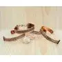 Art of Creation Handmade Tibetan Magnetic Pure Copper Bracelets Set of 4 | Adjustable Healing Therapy | Spiritual Yoga Jewelry | for Unisex India Pattern