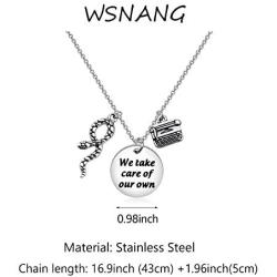 WSNANG Riverdale Inspired Gift Southside Serpents Snake Necklace Falice Jewelry We Take Care of Our Own Necklace