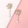 Seakuur Elegant Sweet Flower Simulated Pearl Dangle Earrings for Women Lady Gift Jewelry Accessories Seakuur Elegant Sweet Flower Simulated Pearl Dangle Earrings for Women Lady Gift Jewelry Accessories