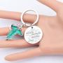 SEIRAA Elven Green Leaf Movie Inspired Jewelry Gift for Fans Always Remember You’re Braver Than You Believed Key Chain